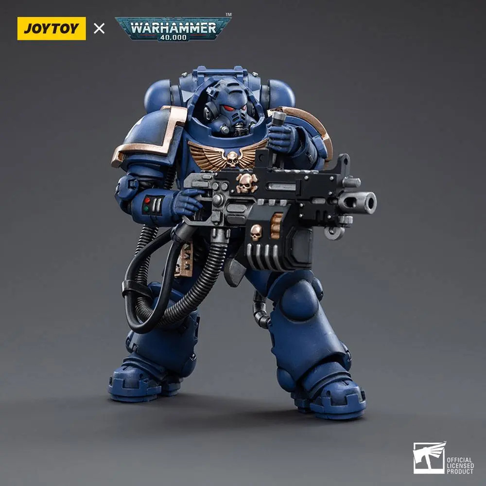 Warhammer 40k 1/18 Ultramarines Heavy Intercessor Nikos Phaetz akciófigura 13 cm termékfotó