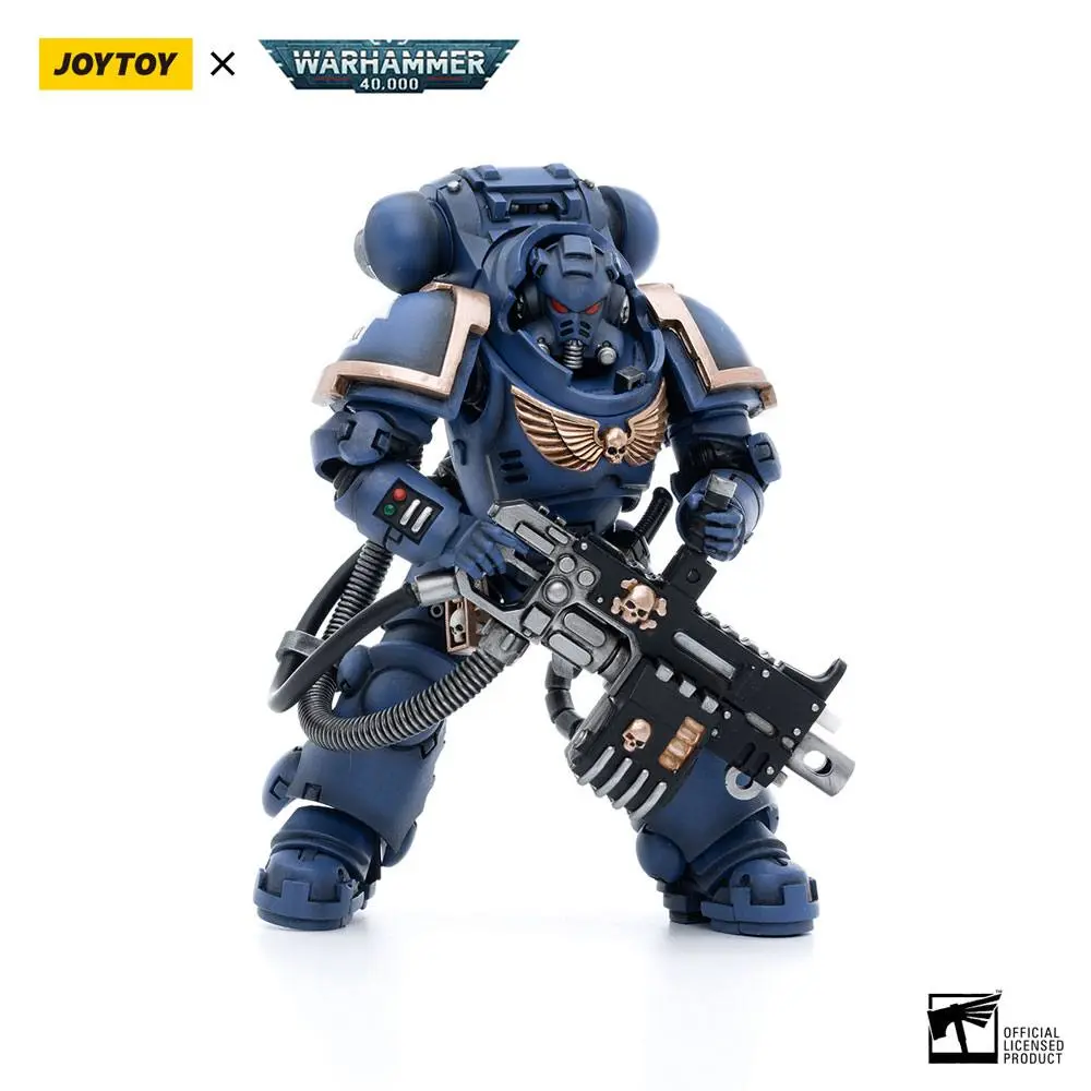 Warhammer 40k 1/18 Ultramarines Heavy Intercessor Nikos Phaetz akciófigura 13 cm termékfotó