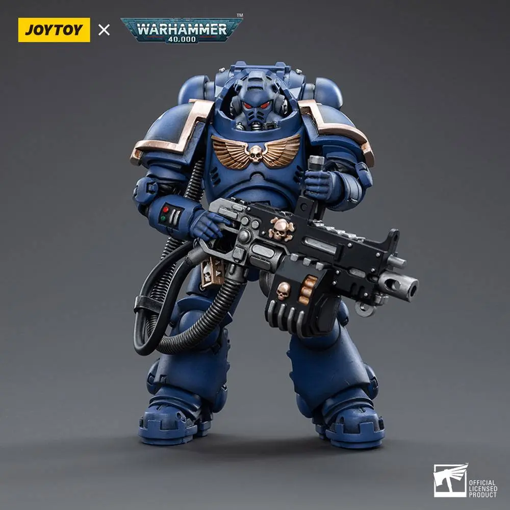 Warhammer 40k 1/18 Ultramarines Heavy Intercessor Nikos Phaetz akciófigura 13 cm termékfotó