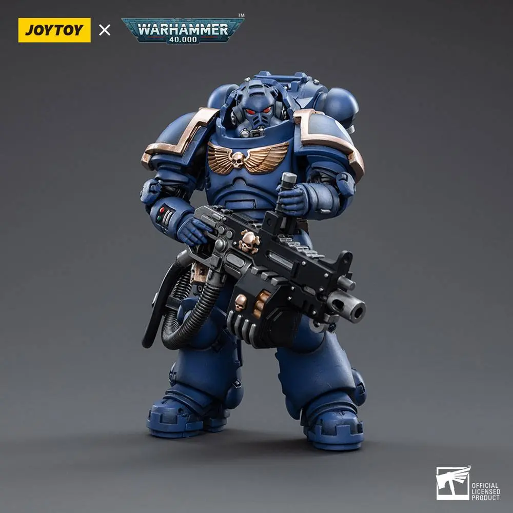 Warhammer 40k 1/18 Ultramarines Heavy Intercessor Nikos Phaetz akciófigura 13 cm termékfotó