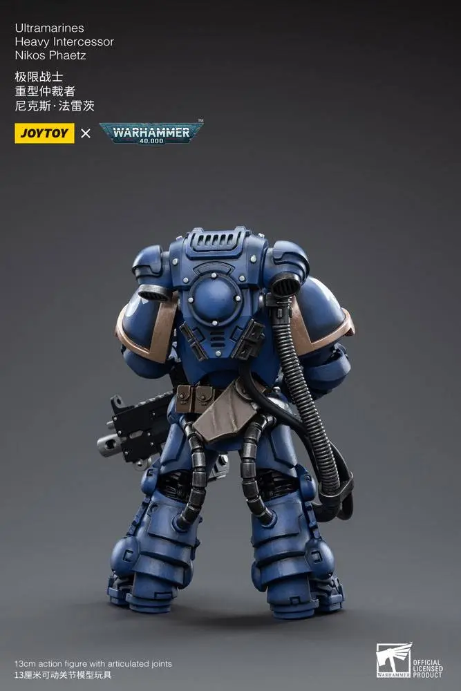 Warhammer 40k 1/18 Ultramarines Heavy Intercessor Nikos Phaetz akciófigura 13 cm termékfotó