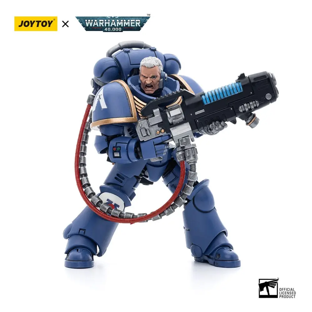 Warhammer 40k 1/18 Ultramarines Hellblasters Sergeant Ulaxes akciófigura 12 cm termékfotó