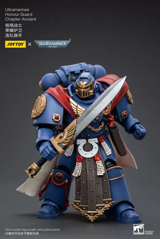Warhammer 40k 1/18 Ultramarines Honour Guard Chapter Ancient akciófigura 12 cm termékfotó