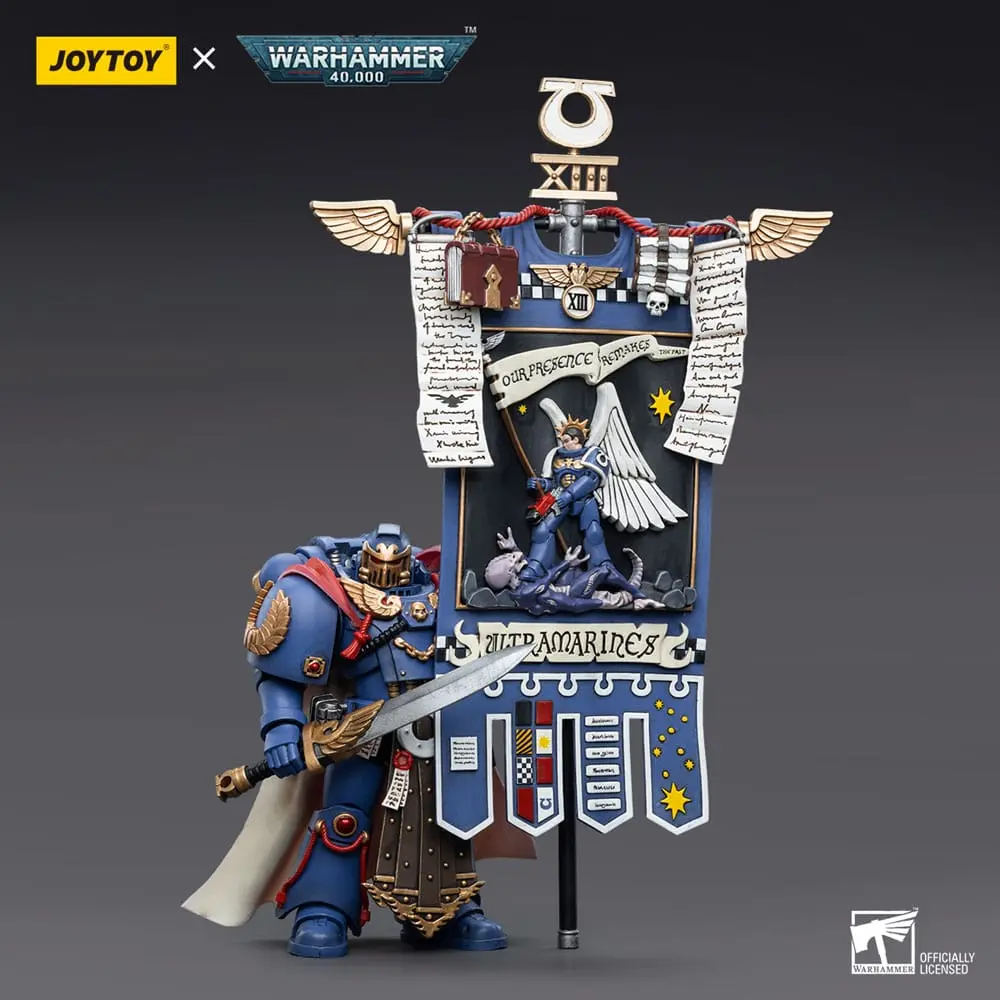 Warhammer 40k 1/18 Ultramarines Honour Guard Chapter Ancient akciófigura 12 cm termékfotó