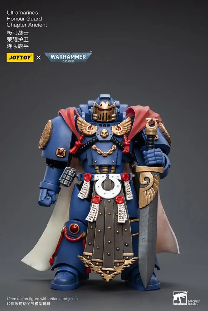 Warhammer 40k 1/18 Ultramarines Honour Guard Chapter Ancient akciófigura 12 cm termékfotó