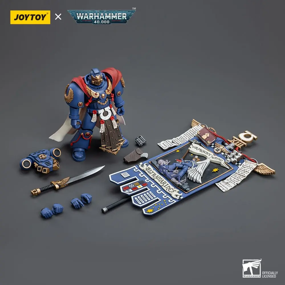 Warhammer 40k 1/18 Ultramarines Honour Guard Chapter Ancient akciófigura 12 cm termékfotó