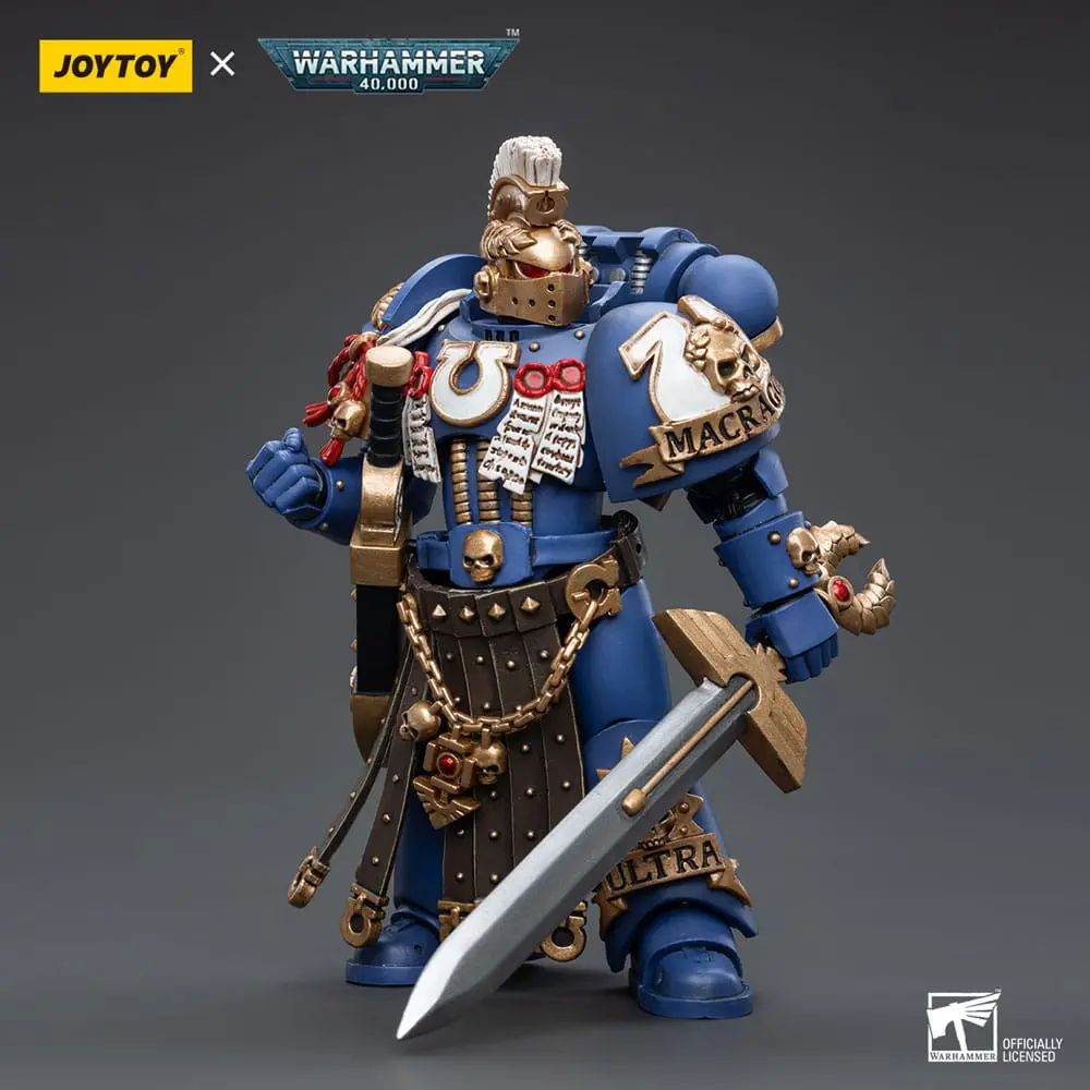 Warhammer 40k 1/18 Ultramarines Honour Guard Chapter Champion akciófigura 12 cm termékfotó