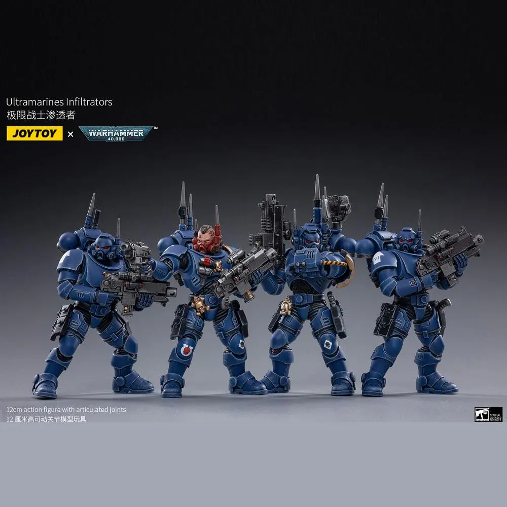 Warhammer 40k 1/18 Ultramarines Infiltrators akciófigura csomag 12 cm termékfotó