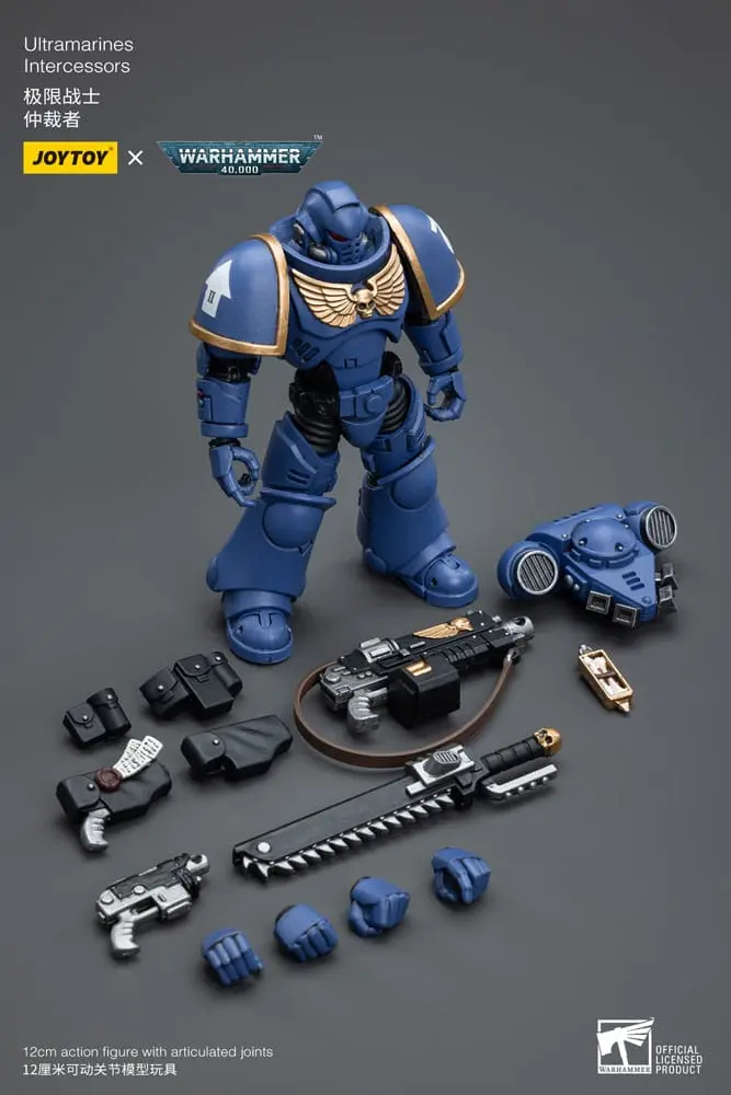 Warhammer 40k 1/18 Ultramarines Intercessors akciófigura 12 cm termékfotó