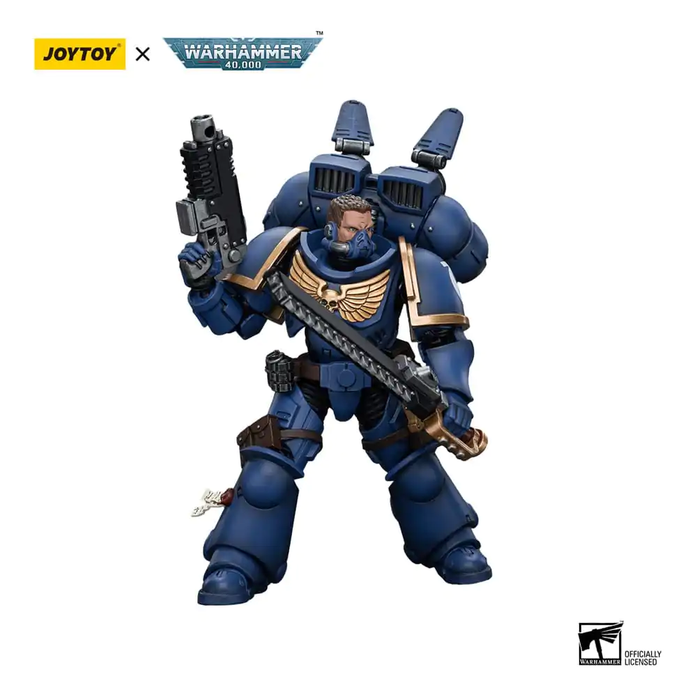 Warhammer 40k 1/18 Ultramarines Jump Pack Intercessors Intercessor 1 akciófigura 12 cm termékfotó