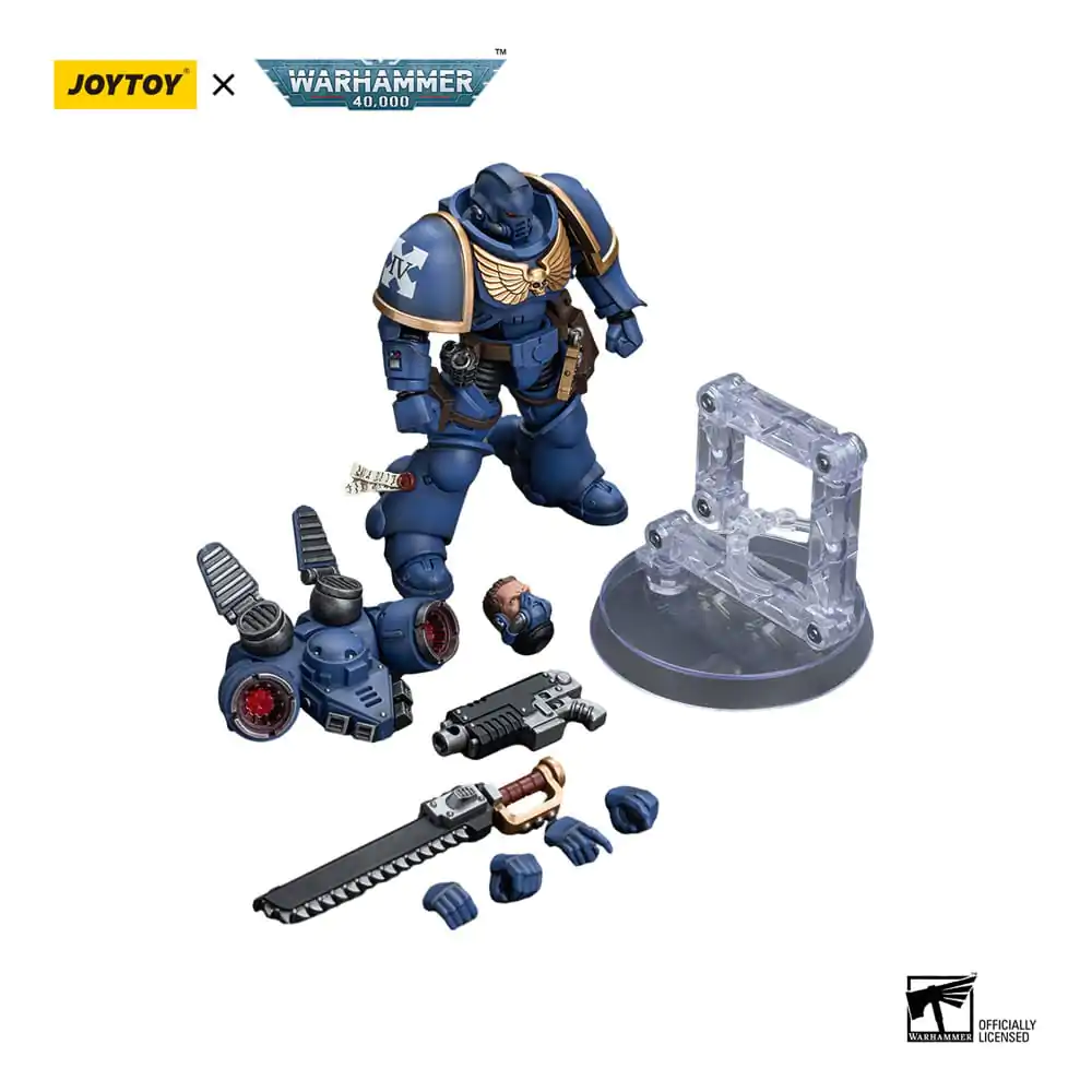 Warhammer 40k 1/18 Ultramarines Jump Pack Intercessors Intercessor 1 akciófigura 12 cm termékfotó