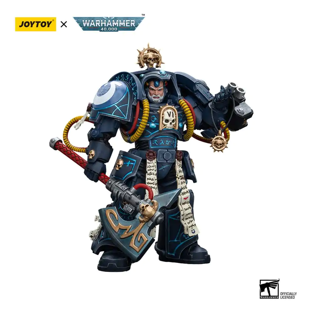 Warhammer 40k 1/18 Ultramarines Librarian in Terminator Armour akciófigura 12 cm termékfotó