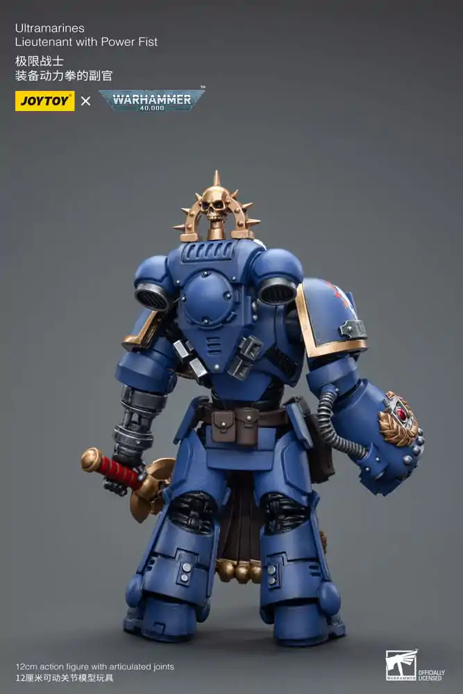 Warhammer 40k 1/18 Ultramarines Lieutenant with Power Fist akciófigura 12 cm termékfotó