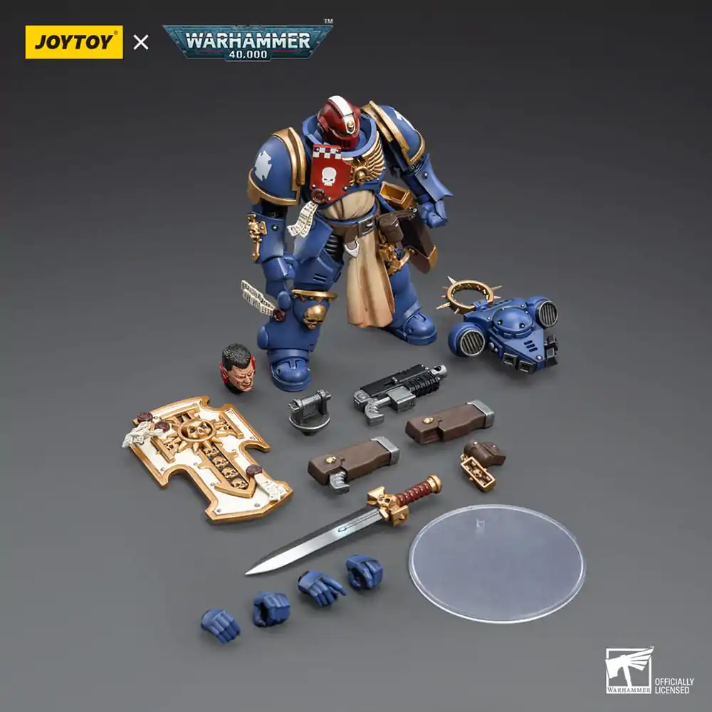 Warhammer 40k 1/18 Ultramarines Bladeguard Veteran Brother Sergeant Proximo akciófigura 12 cm termékfotó