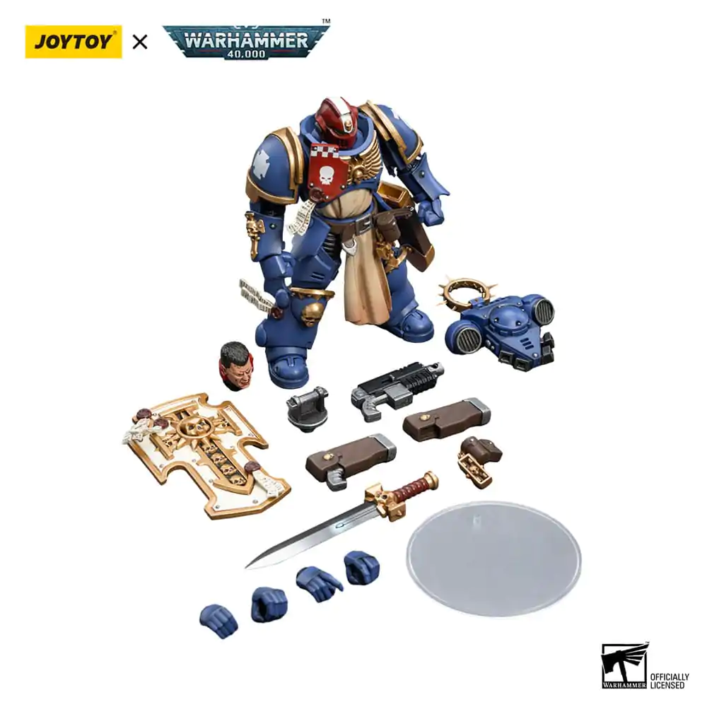 Warhammer 40k 1/18 Ultramarines Bladeguard Veteran Brother Sergeant Proximo akciófigura 12 cm termékfotó