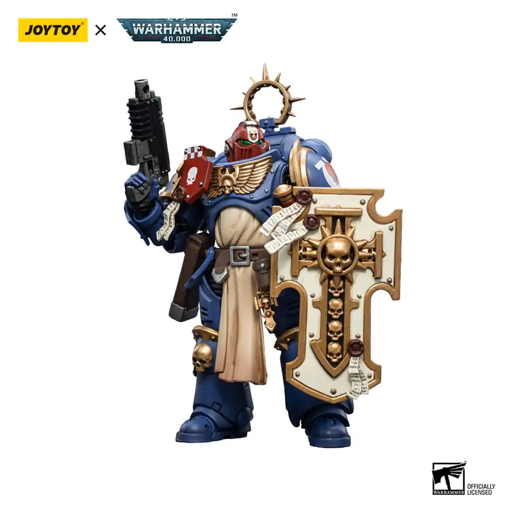 Warhammer 40k 1/18 Ultramarines Bladeguard Veteran Brother Sergeant Proximo akciófigura 12 cm termékfotó