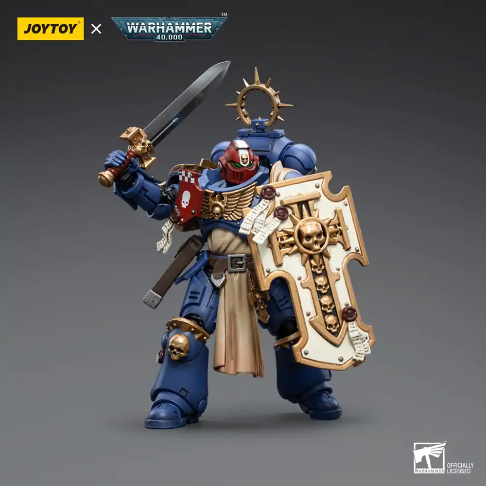 Warhammer 40k 1/18 Ultramarines Bladeguard Veteran Brother Sergeant Proximo akciófigura 12 cm termékfotó