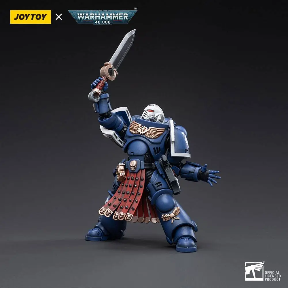 Warhammer 40k 1/18 Ultramarines Primaris Assault Veteran Intercessor akciófigura 12 cm termékfotó
