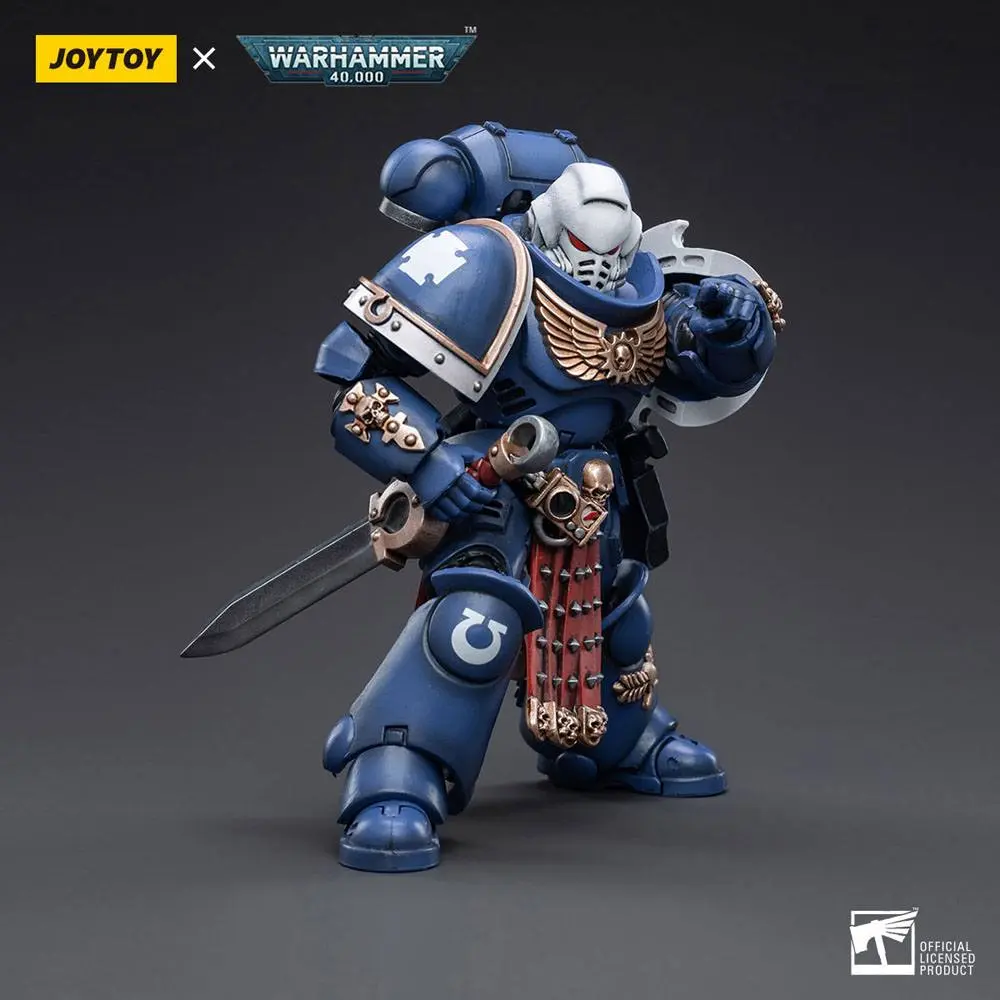 Warhammer 40k 1/18 Ultramarines Primaris Assault Veteran Intercessor akciófigura 12 cm termékfotó