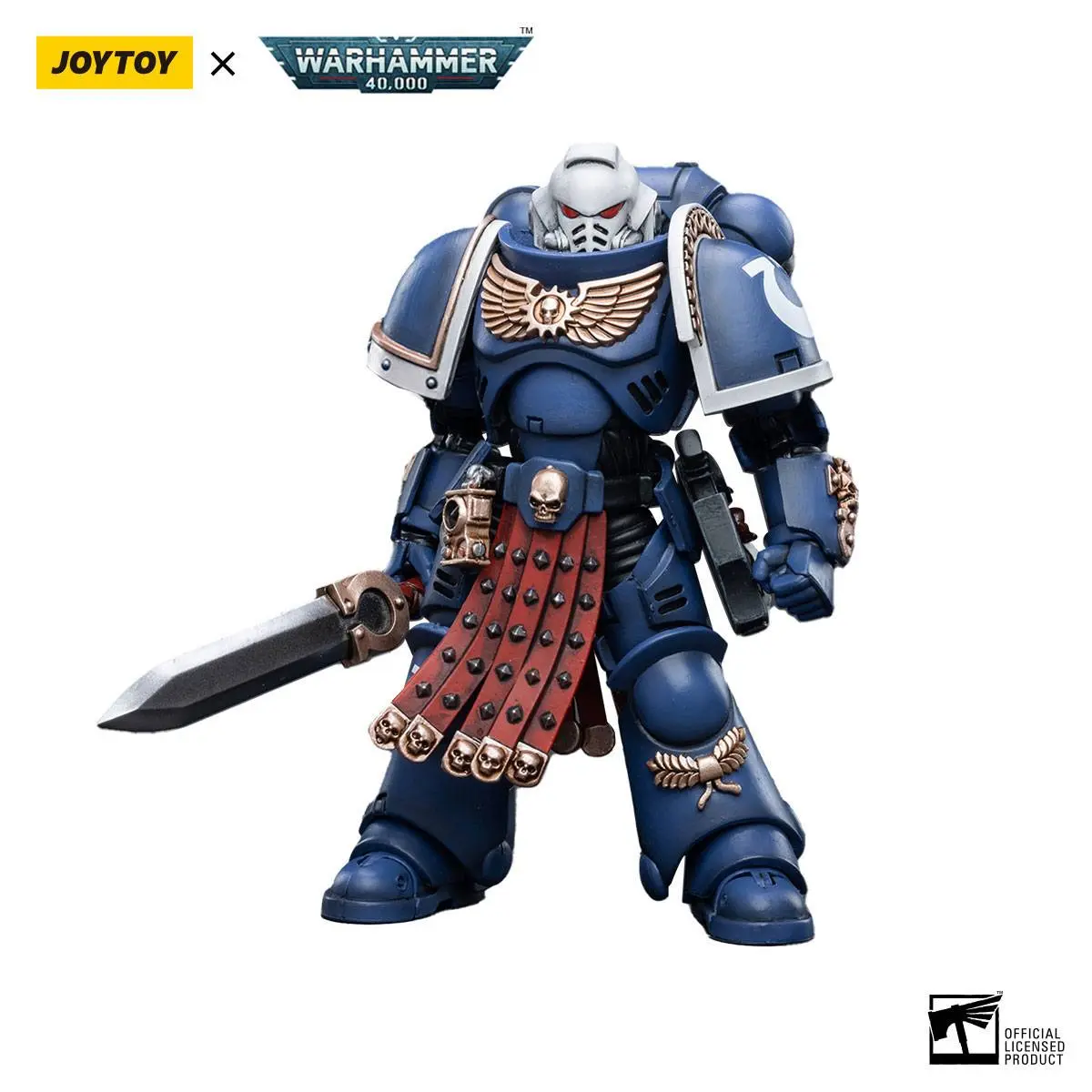 Warhammer 40k 1/18 Ultramarines Primaris Assault Veteran Intercessor akciófigura 12 cm termékfotó