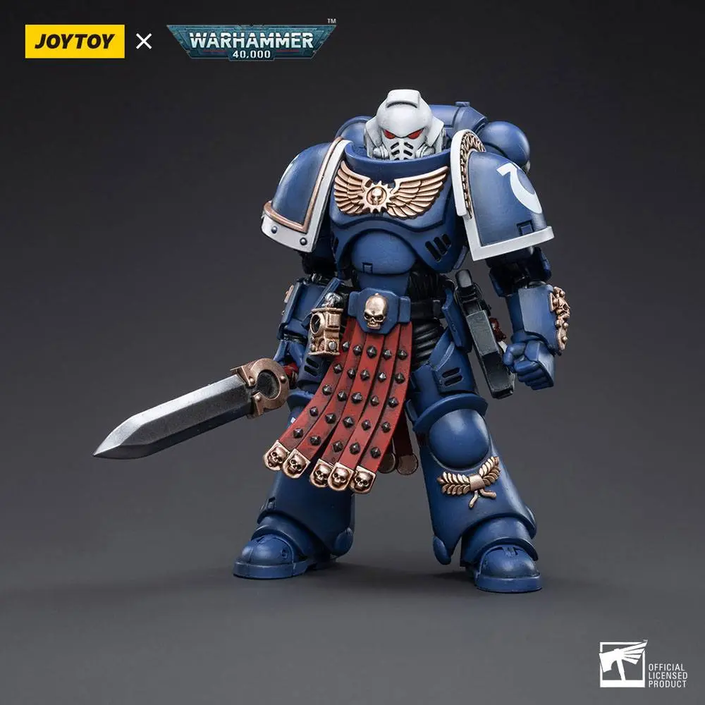 Warhammer 40k 1/18 Ultramarines Primaris Assault Veteran Intercessor akciófigura 12 cm termékfotó