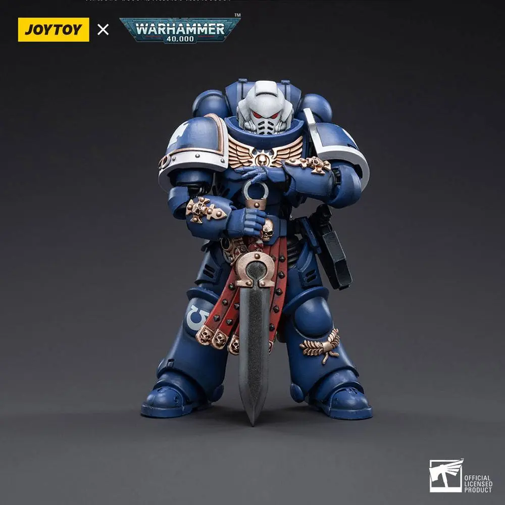 Warhammer 40k 1/18 Ultramarines Primaris Assault Veteran Intercessor akciófigura 12 cm termékfotó