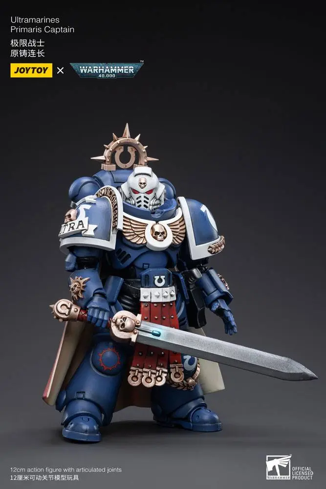 Warhammer 40k 1/18 Ultramarines Primaris Captain akciófigura 12 cm termékfotó
