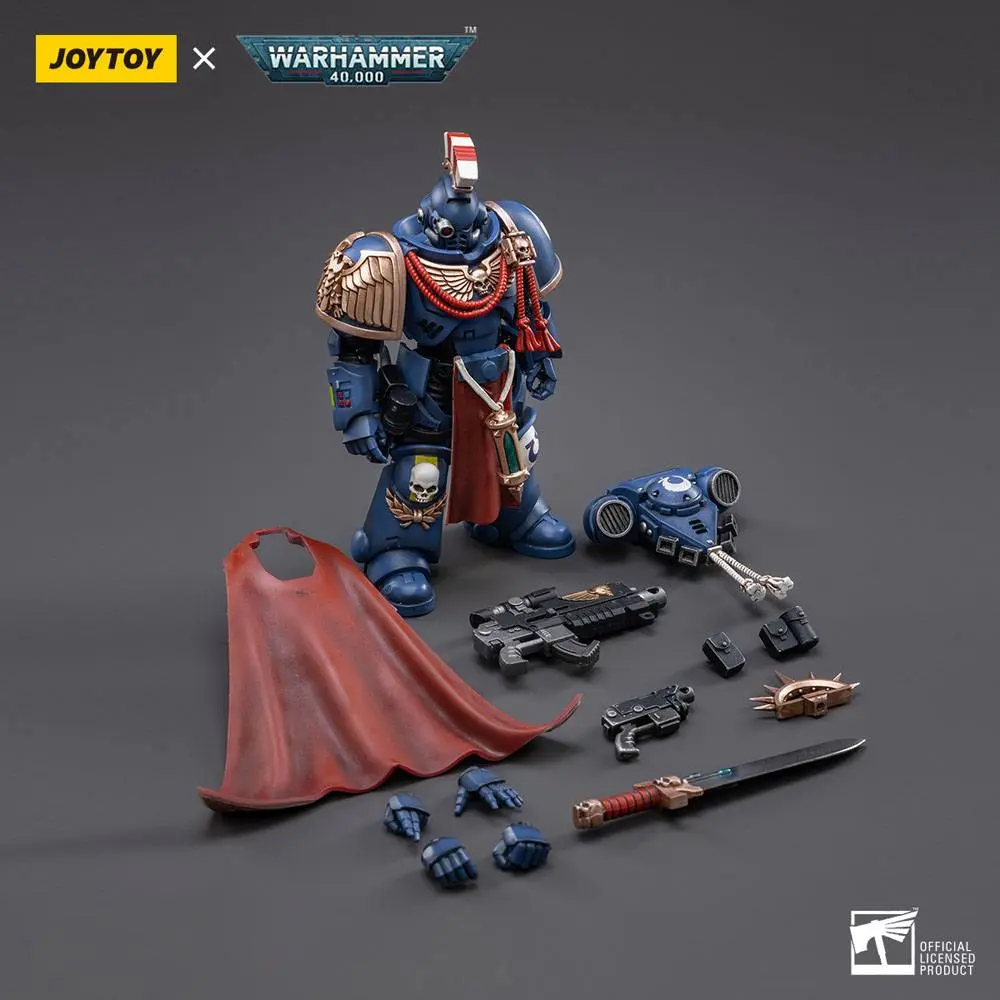Warhammer 40k 1/18 Ultramarines Primaris Captain Sidonicus akciófigura 12 cm termékfotó