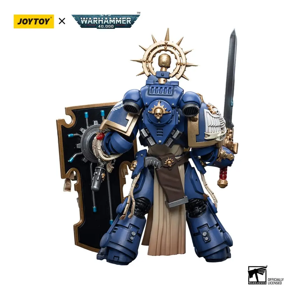 Warhammer 40k 1/18 Ultramarines Primaris Captain with Relic Shield and Power Sword akciófigura 12 cm termékfotó