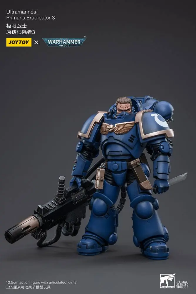 Warhammer 40k 1/18 Ultramarines Primaris Eradicator 3 akciófigura 12 cm termékfotó