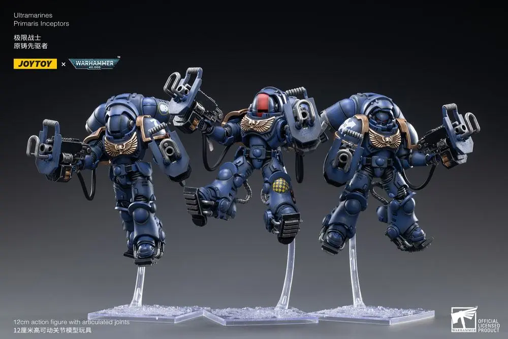 Warhammer 40k 1/18 Ultramarines Primaris Inceptors akciófigura csomag 12 cm termékfotó