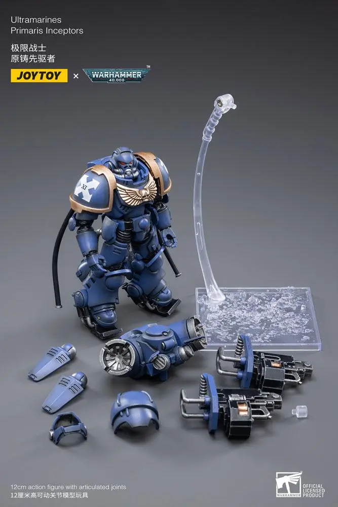 Warhammer 40k 1/18 Ultramarines Primaris Inceptors akciófigura csomag 12 cm termékfotó