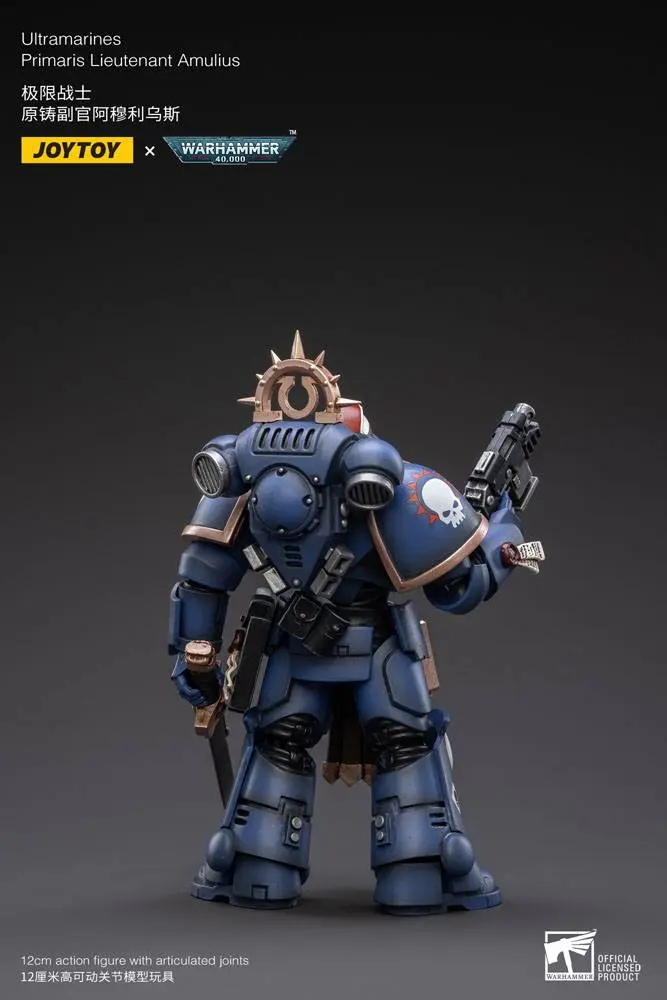 Warhammer 40k 1/18 Ultramarines Primaris Lieutenant Amulius akciófigura 12 cm termékfotó
