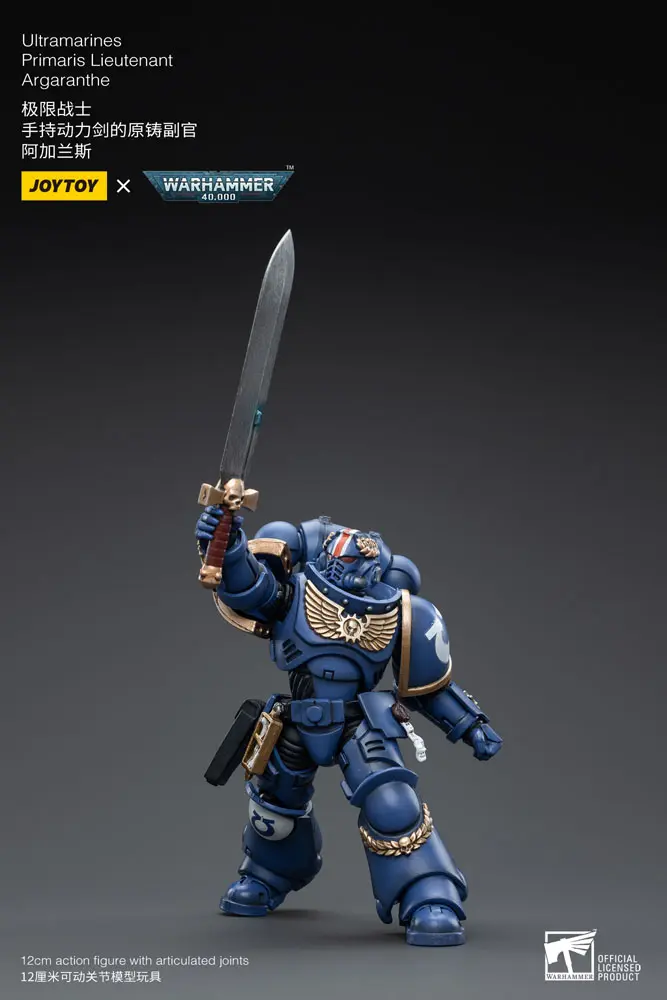 Warhammer 40k 1/18 Ultramarines Primaris Lieutenant Argaranthe akciófigura 12 cm termékfotó