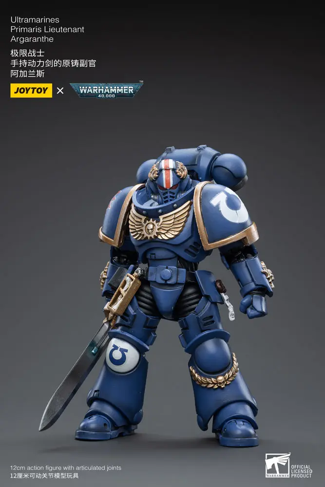 Warhammer 40k 1/18 Ultramarines Primaris Lieutenant Argaranthe akciófigura 12 cm termékfotó