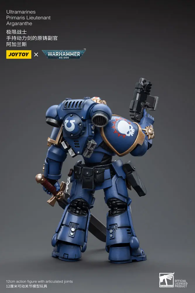 Warhammer 40k 1/18 Ultramarines Primaris Lieutenant Argaranthe akciófigura 12 cm termékfotó