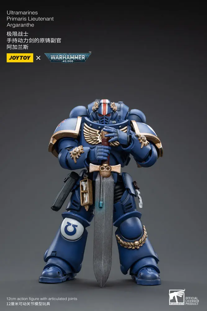 Warhammer 40k 1/18 Ultramarines Primaris Lieutenant Argaranthe akciófigura 12 cm termékfotó