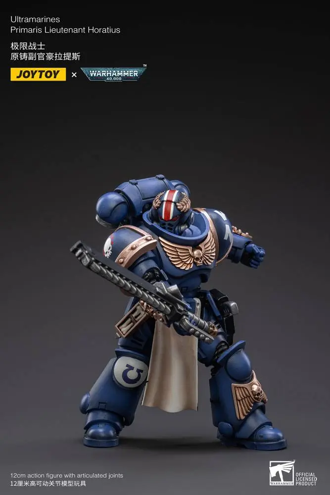 Warhammer 40k 1/18 Ultramarines Primaris Lieutenant Horatius akciófigura 12 cm termékfotó