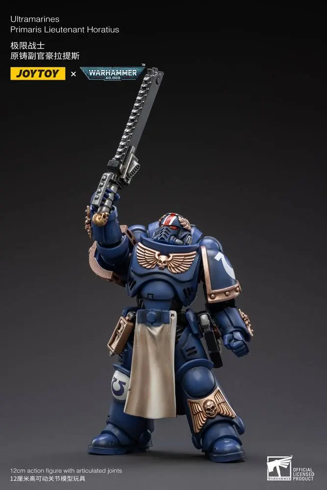 Warhammer 40k 1/18 Ultramarines Primaris Lieutenant Horatius akciófigura 12 cm termékfotó