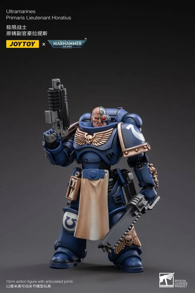 Warhammer 40k 1/18 Ultramarines Primaris Lieutenant Horatius akciófigura 12 cm termékfotó