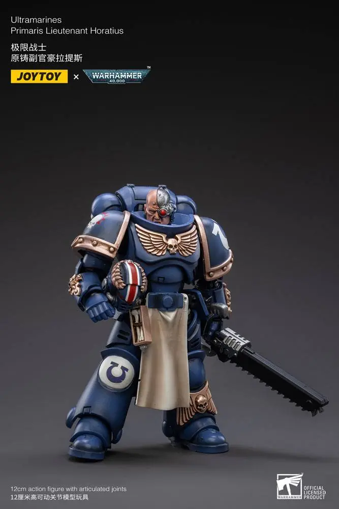 Warhammer 40k 1/18 Ultramarines Primaris Lieutenant Horatius akciófigura 12 cm termékfotó