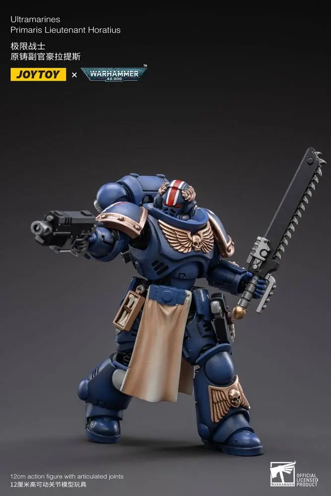 Warhammer 40k 1/18 Ultramarines Primaris Lieutenant Horatius akciófigura 12 cm termékfotó