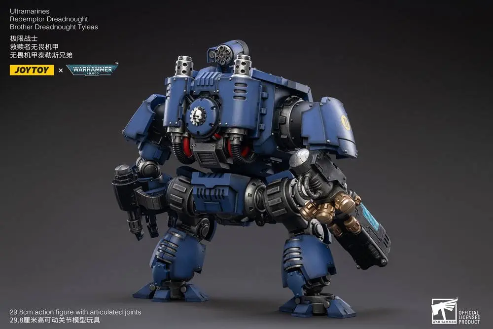 Warhammer 40k 1/18 Ultramarines Redemptor Dreadnought Brother Dreadnought Tyleas akciófigura 30 cm termékfotó