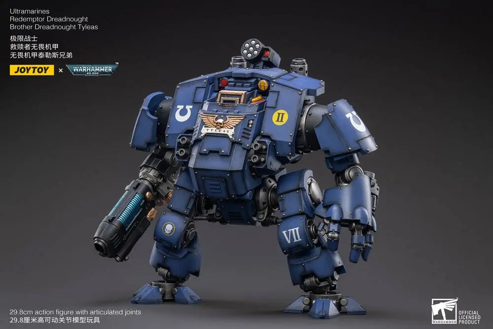 Warhammer 40k 1/18 Ultramarines Redemptor Dreadnought Brother Dreadnought Tyleas akciófigura 30 cm termékfotó