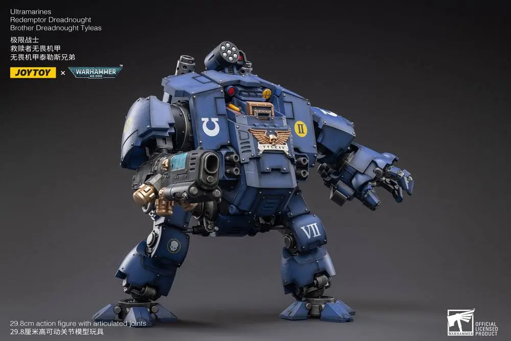 Warhammer 40k 1/18 Ultramarines Redemptor Dreadnought Brother Dreadnought Tyleas akciófigura 30 cm termékfotó