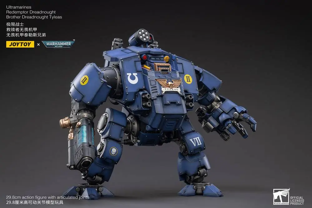 Warhammer 40k 1/18 Ultramarines Redemptor Dreadnought Brother Dreadnought Tyleas akciófigura 30 cm termékfotó