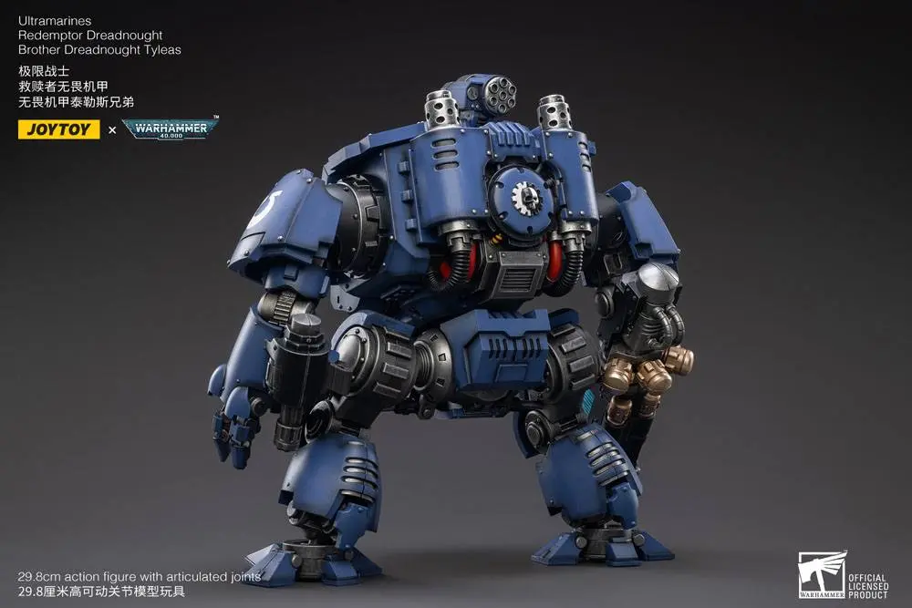 Warhammer 40k 1/18 Ultramarines Redemptor Dreadnought Brother Dreadnought Tyleas akciófigura 30 cm termékfotó