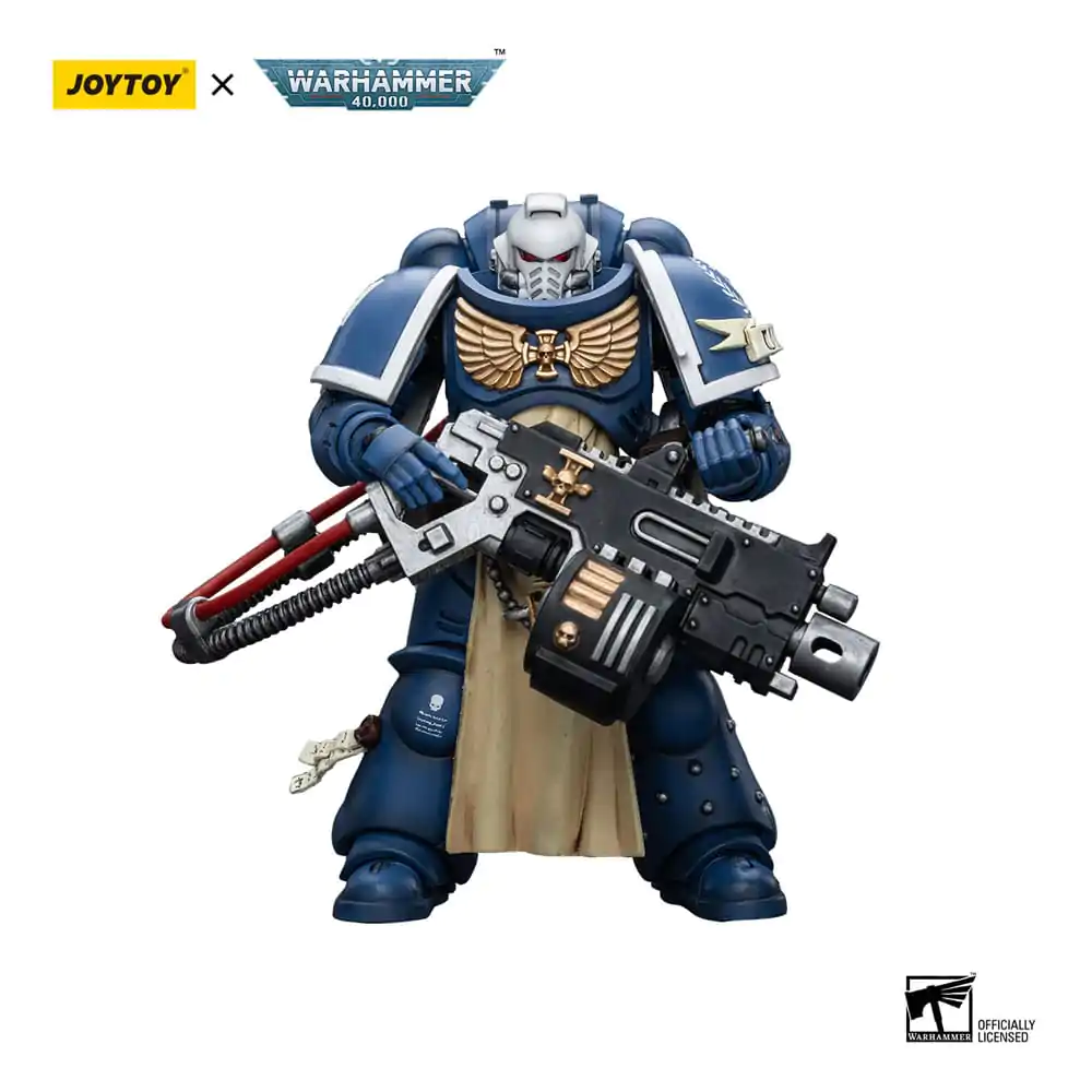 Warhammer 40k 1/18 Ultramarines Sternguard Veteran with Heavy Bolter akciófigura 12 cm termékfotó