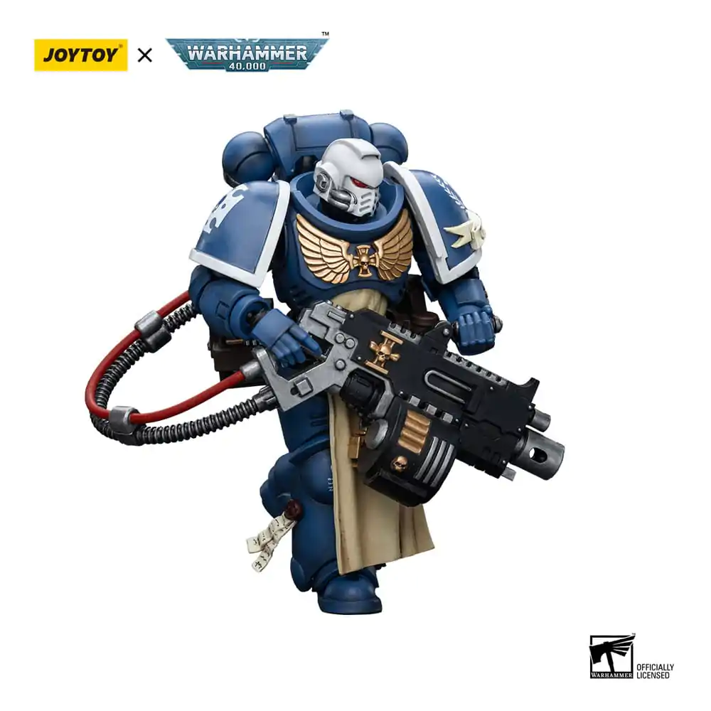 Warhammer 40k 1/18 Ultramarines Sternguard Veteran with Heavy Bolter akciófigura 12 cm termékfotó