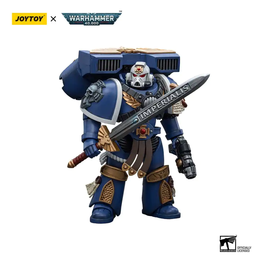 Warhammer 40k 1/18 Ultramarines Vanguard Veteran Sergeant akciófigura 12 cm termékfotó